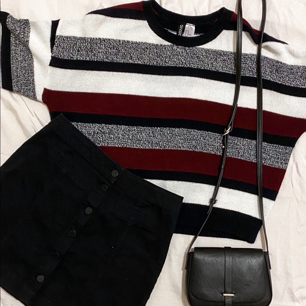 H&M Divided Striped Sweater